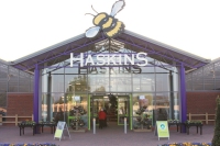 Entrance to Haskins Roundstone Garden Centre in Sussex