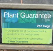 Five year hardy plant guarantee