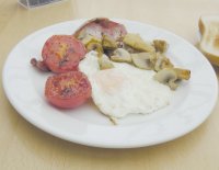 Gaedeners breakfast from West Somerset Garden Centre cafe