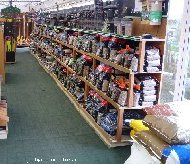 A good selection of bird food and accessories