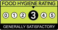 Three star food hygiene rating