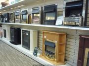 Fireplaces for sale at this garden centre