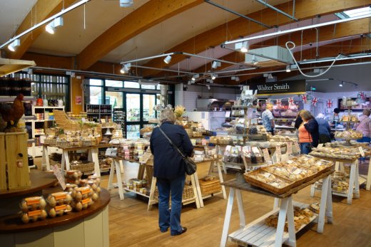 Foodhall at Bridgemere Garden Centre