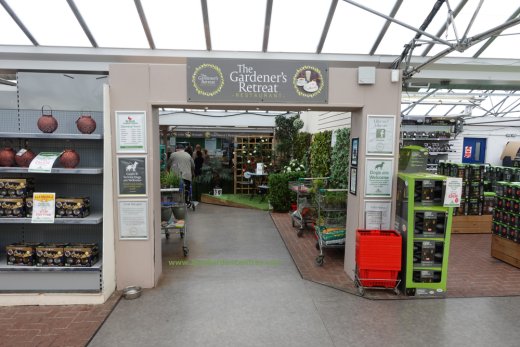 Cafe entrance at Bridgnorth Garden Centre