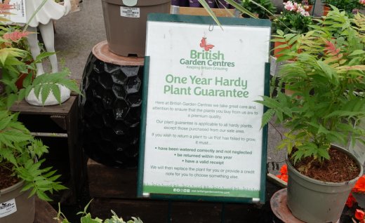 Hardy Plant Guarantee