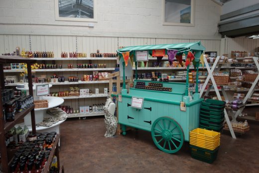 Food hall at Buckingham Garden Centre