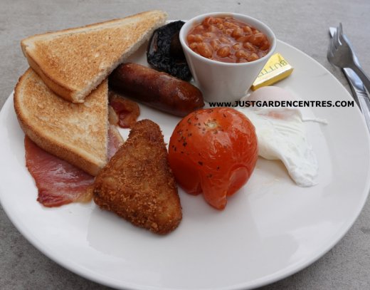 Breakfast at Derby Garden Centre