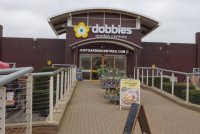 Entrance to Dobbies Atherstone