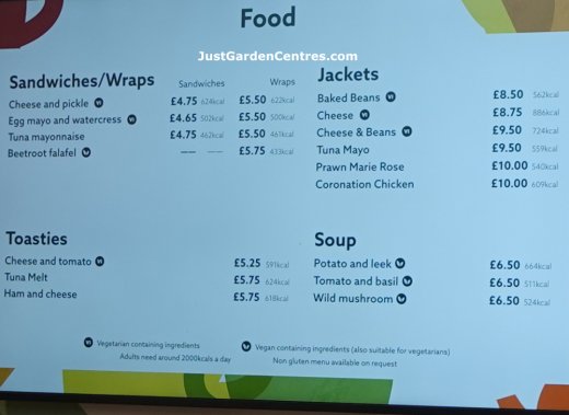 Menu page 1 at Dobbies Beaconsfield