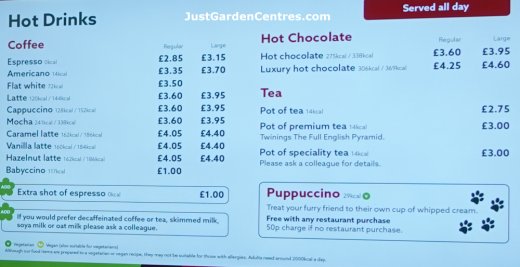 Menu page 2 Dobbies Beaconsfield