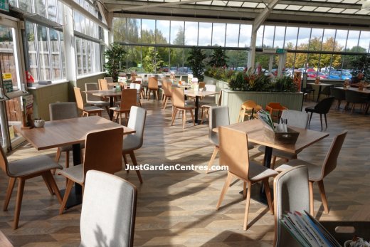 View of cafe at Dobbies Royston