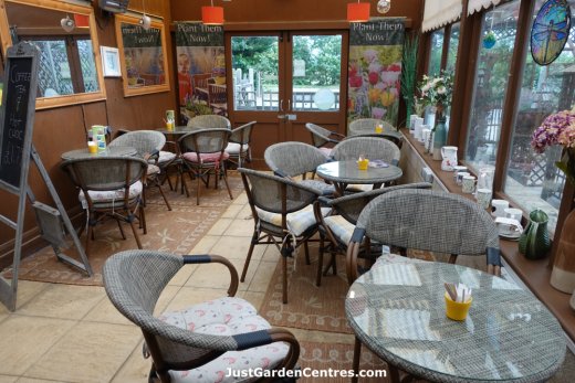 Cafe area at Farnborough Garden Centre