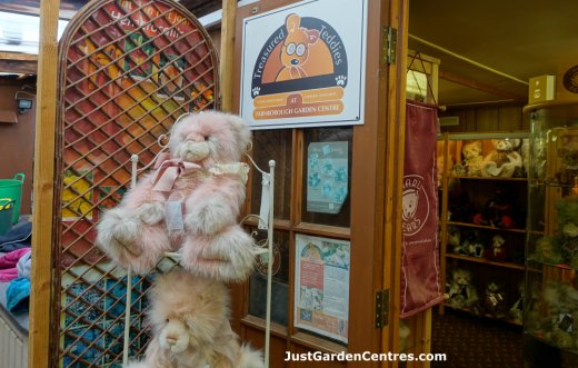 Collectible Teddie Bears at  Farnborough Garden Centre