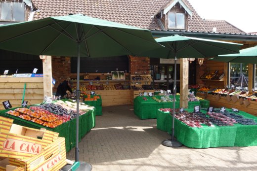 Large fruit and vegetable stall