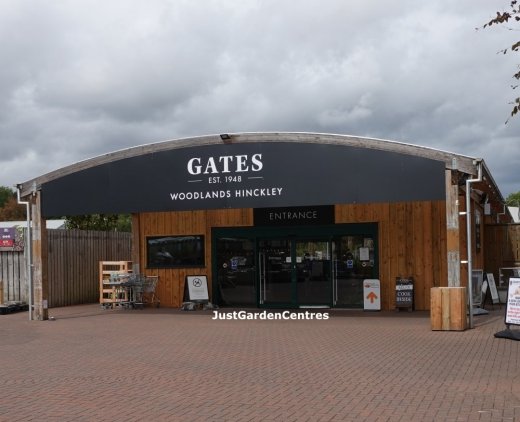 Entrance to Gates Woodlands Hinkley Garden Centre