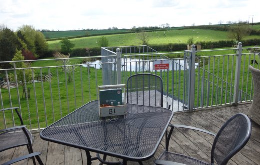 Seating at Gates Garden Centre cafe