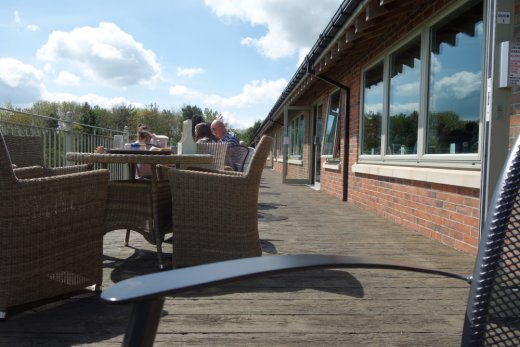 Outside seating area