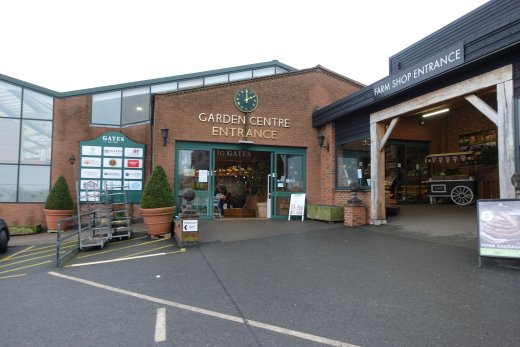 Entrance to Gates Garden Centre