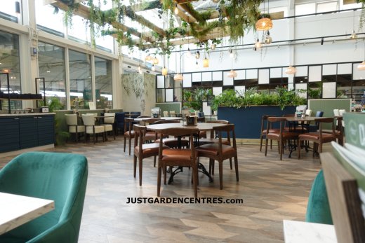 View of cafe at Gloucester Garden Centre