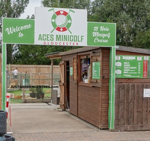 Mini-golf at Gloucester Garden Centre