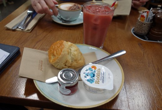 Snack meal at Haddenham Garden Centre