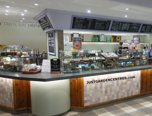 View of cafe at Henry Street Garden Centre