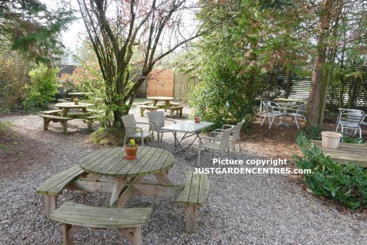 View 2 of outside seating area