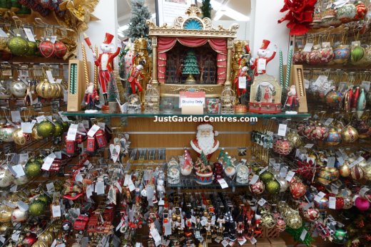 Christmas display at Mappleborough Green Garden Centre