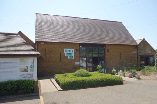 Entrance to the Bistro at the National Herb Centre