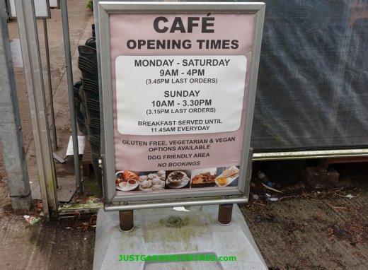 Cafe opening hours