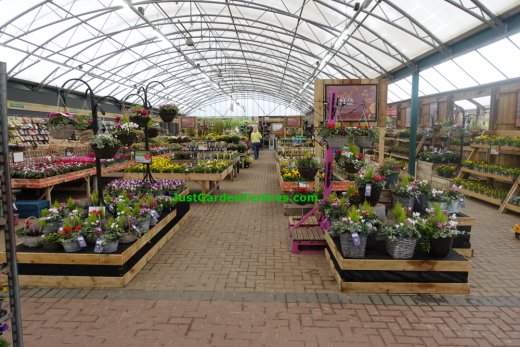 Covered plants area