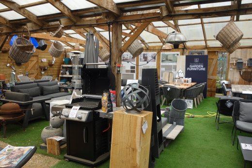 Interior sales area at Stamford Garden Centre