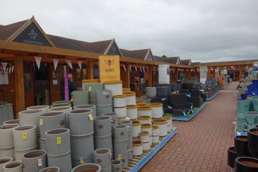 Small shops at Stratford Garden Centre