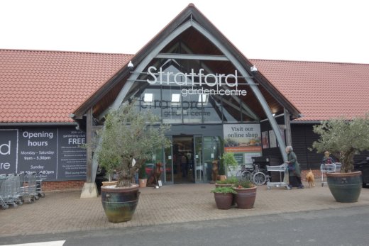 Entrance to Stratford Garden Centre