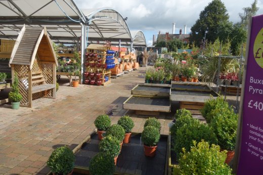 Outside area at Weaver Vale Garden Centre