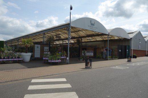Entrance to Woburn Sands Emporium