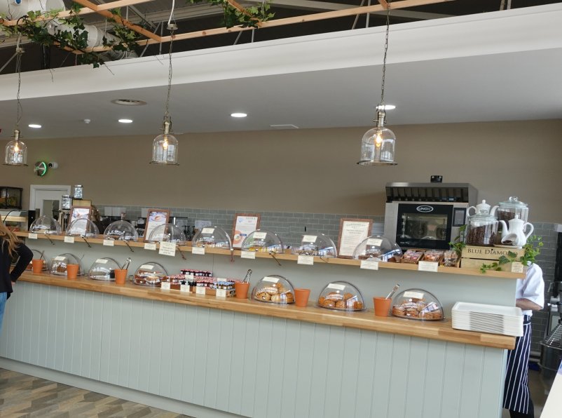 View Of Worlds End Garden Centre cafe